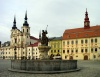 Czech Republic - Jihlava / Iglau  (Southern Moravia - Jihomoravsk - Jihlavsk kraj: main square - photo by J.Kaman