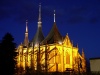 Czech Republic - Kutn Hora  (Central Bohemia - Stredocesk kraj): church of St Barbara - roofs - photo by J.Kaman