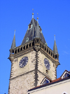 Czech Republic - Prague: tower of the Old Town Hall - photo by J.Kaman