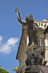 Titans battling outside the Prague Castle. Prague, Czech Republic, Europe - photo by H.Olarte