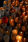 Higey, Dominican Republic: candles - Basilica of Our Lady - Basilica de Nuestra Seora de la Altagracia - photo by M.Torres