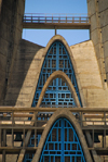 Higey, Dominican Republic: the Cathedral - Basilica of Our Lady - Basilica de Nuestra Seora de la Altagracia - designed by French architects A. Dunoyer de Segonzac and Pierre Dupre - photo by M.Torres