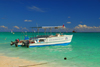 Punta Cana, Dominican Republic: scuba divers' boat - Arena Gorda Beach - photo by M.Torres