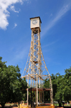 Monte Cristi, Dominican Republic: Clock Tower - a XIX Century relic, made in France by Jean Paul Garnier and once standing in Saint-Germain-en-Laye - Reloj publico de Monte Cristi - photo by M.Torres