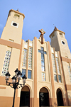 Puerto Plata, Dominican republic: Cathedral of St Philip the Apostle - faade - Catedral de San Felipe - photo by M.Torres