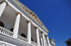 Quito, Ecuador: Plaza del Teatro / Plaza Chica - Teatro Sucre - main balcony - Ionic columns - photo by M.Torres