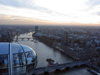 London: British Airways London Eye - the Thames - photo by K.White