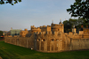 London: Tower of London - - the Battlements and the moat - UNESCO World Heritage Site - photo by M.Torres