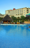 Addis Ababa, Ethiopia: view from the pool - Sheraton Addis hotel - photo by M.Torres