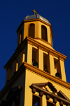 Addis Ababa, Ethiopia: St Ragueal church - bell tower - photo by M.Torres