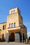 Gondar, Amhara Region, Ethiopia: Semien Gondar Zone (North Gondar) Administration Office - Italian colonial building - photo by M.Torres