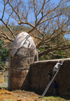 Gondar, Amhara Region, Ethiopia: Fasiladas' bath - walls with egg shaped towers - photo by M.Torres