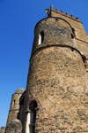 Gondar, Amhara Region, Ethiopia: Royal Enclosure - Fasiladas' Palace - European architecture and military engineering brought by the Portuguese - photo by M.Torres