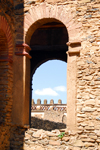 Gondar, Amhara Region, Ethiopia: Royal Enclosure - Iyasu palace - view to Yohannes library - photo by M.Torres