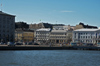 Finland - Helsinki, market square viewed from the sea - photo by Juha Sompinmki