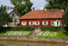 Turku, Western Finland province - Finland Proper region / Varsinais-Suomi - Finland: Scandinavian timber houses used as a pharmacy - photo by A.Ferrari