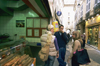 Aix en Provence, Bouches-du-Rhne, PACA: people at a bakery shop entrance - photo by K.Gapys