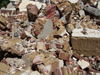 Le Havre, Seine-Maritime, Haute-Normandie, France: remains of a demolished brick building - Normandy - photo by A.Bartel