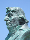 Le Havre, Seine-Maritime, Haute-Normandie, France: Statue of Nicolas Baudin, French explorer, cartographer, naturalist and hydrographer - photo by A.Bartel