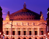 Paris, France: Opra Garnier at night - Palais Garnier - Neo-Baroque and Beaux-Arts architecture by Chrales Garnier - Place de l'Opra - 9th arrondissement - photo by A.Bartel