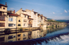 France - St. Girons (Arige  / Midi-Pyrnes): on the river (photo by Miguel Torres)