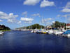 Carentan, Manche, Basse-Normandie, France: yacht harbour - cluse de Haut Dicq - photo by A.Bartel