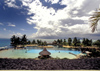 French Polynesia - Bora Bora / Pora-Pora / BOB (Society islands, iles sous le vent): Matira Point - Beachcomber InterContinental Resort & Spa - room view  (photo by A.Walkinshaw)