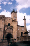 Galicia / Galiza - Ourense / Orense: the Cathedral and Trigo square / a Catedral - photo by M.Torres