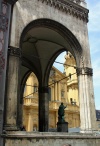 Germany - Bavaria - Munich: through the arches - Feldherrnhalle (photo by C.Blam)