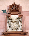 Germany / Deutschland - Frankfurt am Main (Hessen): Rmerberg - heraldic - Der Rmer - photo by M.Torres