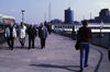 Germany / Deutschland - Hamburg: a walk in the harbor - in the background the Hamnburg Trade Center (photo by W.Schmidt)