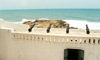 Elmina, Ghana / Gana: Portuguese guns survey the Altantic - fort ramparts - photo by G.Frysinger