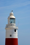 Gibraltar: Europa Point Lighthouse, aka Trinity Lighthouse, Victoria Tower or La Farola - helps shipping entering the Strait of Gibraltar - photo by M.Torres