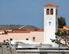 Gibraltar: bell tower of the Shrine of Our Lady of Europe - Europa Point - Nuestra Seora de Europa - photo by M.Torres