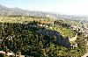 Greece - Lamia (Sterea Ellada): the castle from the air (photo by Nick Axelis)