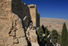 Greece - Rhodes island - Lindos - ramparts of the acropolis - photo by A.Dnieprowsky