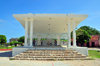 Fort-Libert, Nord-Est Department, Haiti - Hispaniola / Quisqueya /  Kiskeya: stage at the Place d'Armes - photo by M.Torres