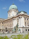 Hungary / Ungarn / Magyarorszg - Budapest: Buda Castle Palace - dome and fountain / Budavn Palota - Unesco world heritage site (photo by M.Bergsma)