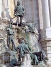 Hungary / Ungarn / Magyarorszg - Budapest: Buda Castle Palace - fountain / Budai Vr (photo by M.Bergsma)