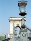 Hungary / Ungarn / Magyarorszg - Budapest: Chain bridge - lamp / Szchenyi Lnchid (photo by M.Bergsma)