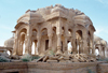 India - Jaisalmer: Rajasthani architecture - golden-yellow sandstone - photo by J.Kaman