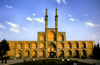 Yazd, Iran: vaulted mosque-like faade of the Takyeh Amir Chakhmagh complex - photo by W.Allgower