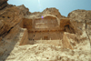 Iran - Naqsh-e Rustam: tomb attributed to Artaxerxes I Makrocheir - from below - photo by M.Torres