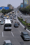 Iran - Tehran - view over Vali Asr avenue - photo by M.Torres