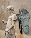 Rome, Italy - angel statue by Raffaello da Montelupo - Castel Sant' Angelo, Hadrian's mausoleum - photo by A.Dnieprowsky / Travel-images.com