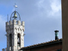 Italy / Italia - Siena (Toscany / Toscana) / FLR : Torre del Mangia - seethrough - Unesco world heritage site - photo by M.Bergsma