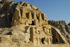 Jordan - Petra: Tomb of the Obelisks on Bab-as-Siq - photo by M.Torres