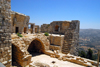 Ajlun - Jordan: Ajlun castle - ruins and the Ajlun valley - photo by M.Torres