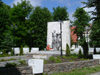 Kaliningrad / Konigsberg / KGD: small chapel and cross with maritime motives