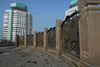 Kazakhstan, Almaty: Republic square - decoration around the the Independence Monument complex - photo by M.Torres